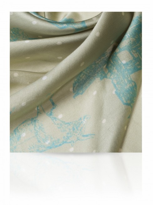 Шейный Платочек Женский SS.KV-SILK.ROUTE/YELL